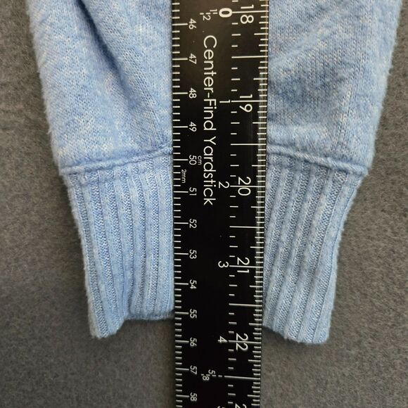 Victoria's Secret Pink Women XS Blue Lace Up Pullover Hoodie Sweatshirt - Picture 12 of 13